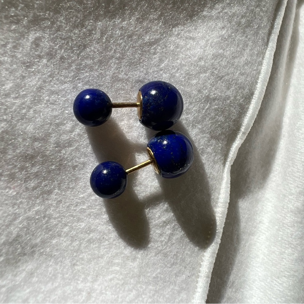 Bottega Veneta Blue Sterling silver earrings